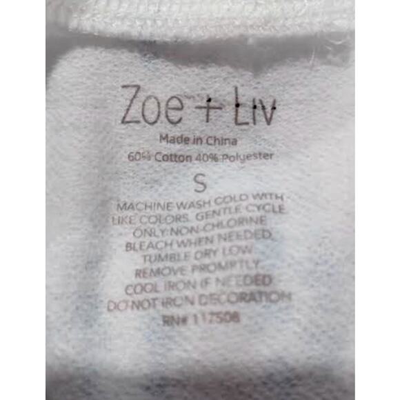 NWOT IT"S ALL BUENO LIGHTWEIGHT SWEATSHIRT SIZE SMALL - Picture 3 of 5